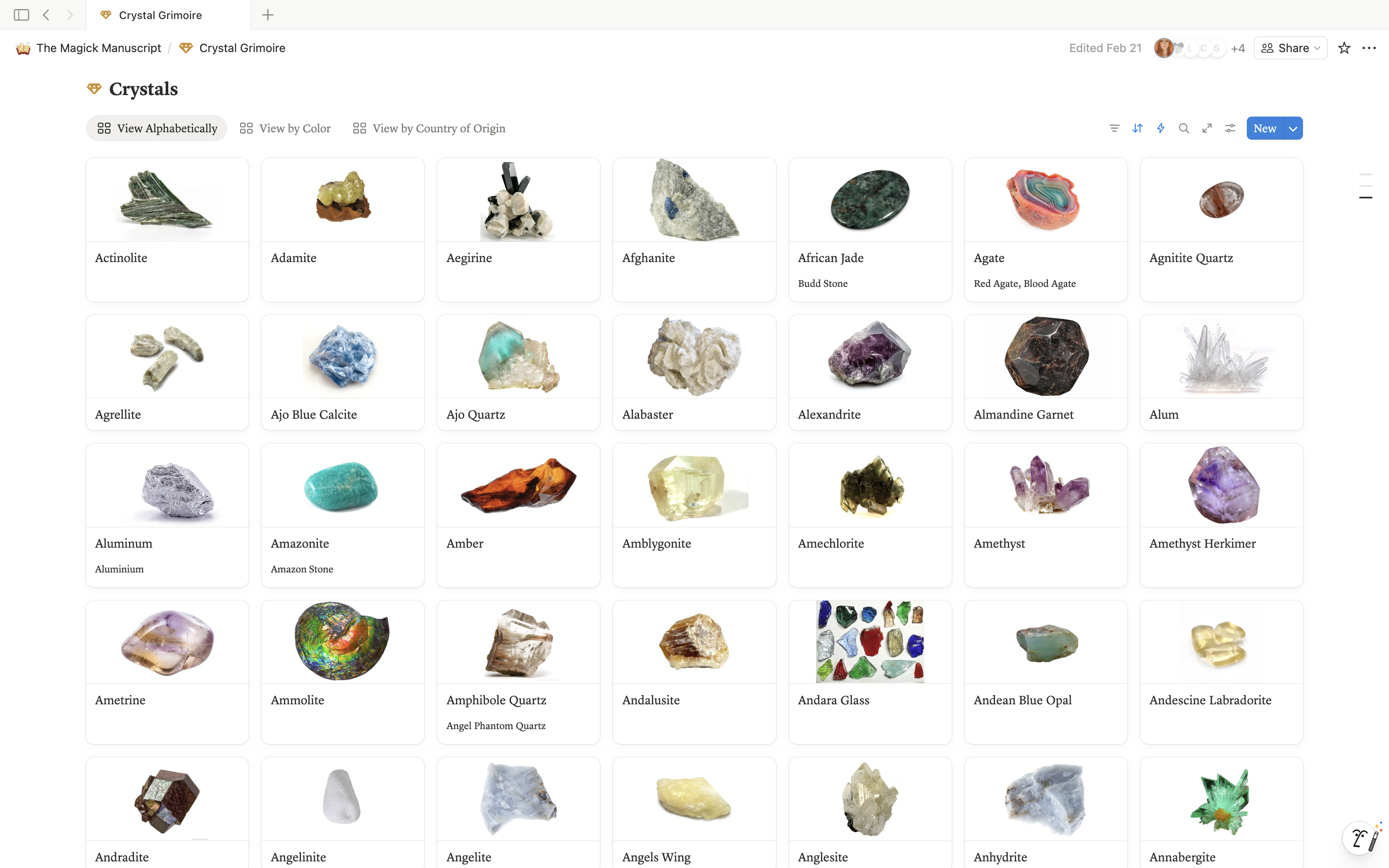 Crystal Grimoire screenshot